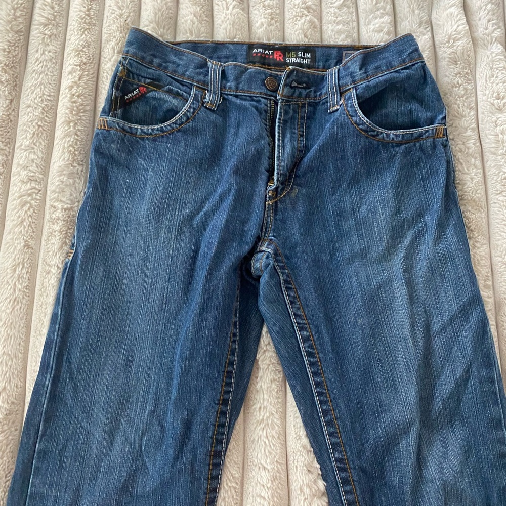 Ariat | Blue Slim Straight Jeans Classic Style | Size 30/32